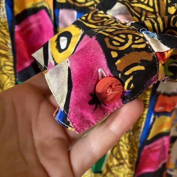 VINTAGE Fashion Network 100% silk blouse - Picture 6 of 11